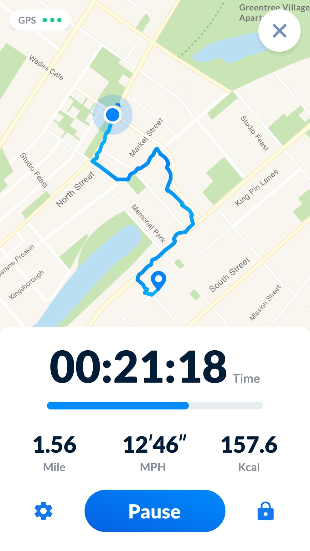 اسکرین شات 3 برنامه Step Tracker – Pedometer