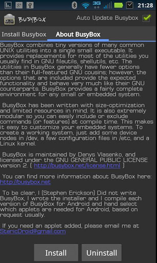 اسکرین شات 1 برنامه BusyBox