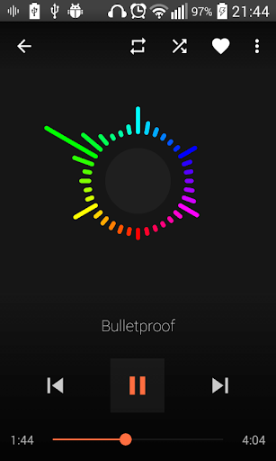 اسکرین شات 2 برنامه AudioVision Music Player
