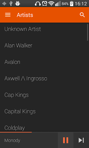 اسکرین شات 7 برنامه AudioVision Music Player