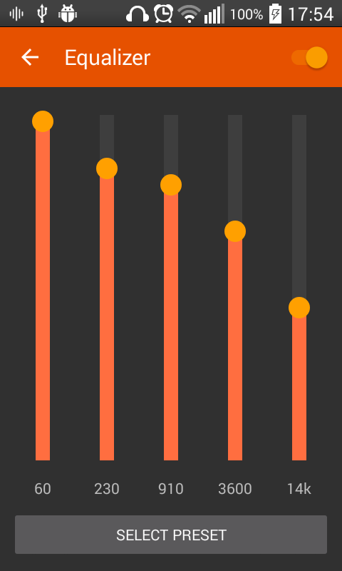 اسکرین شات 6 برنامه AudioVision Music Player