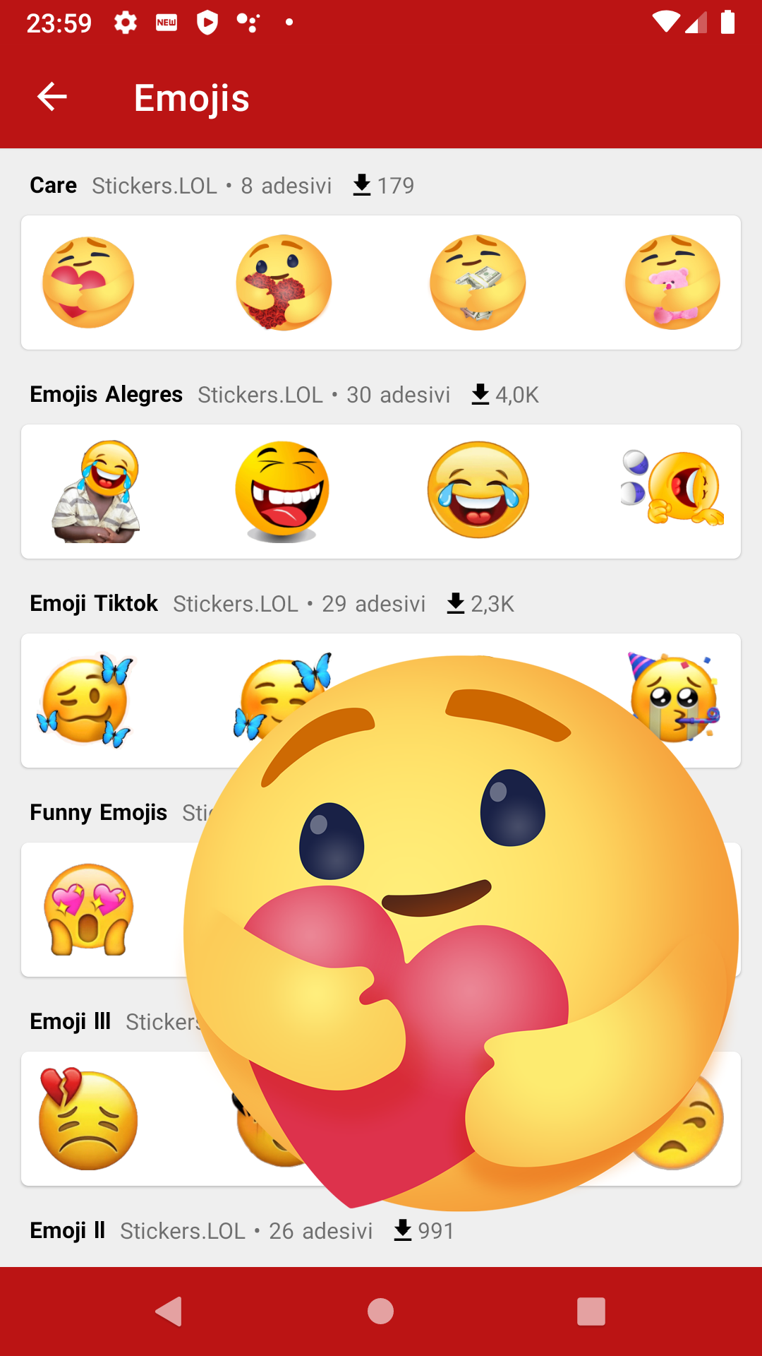 اسکرین شات 1 برنامه Emoji and Memoji Sticker Maker