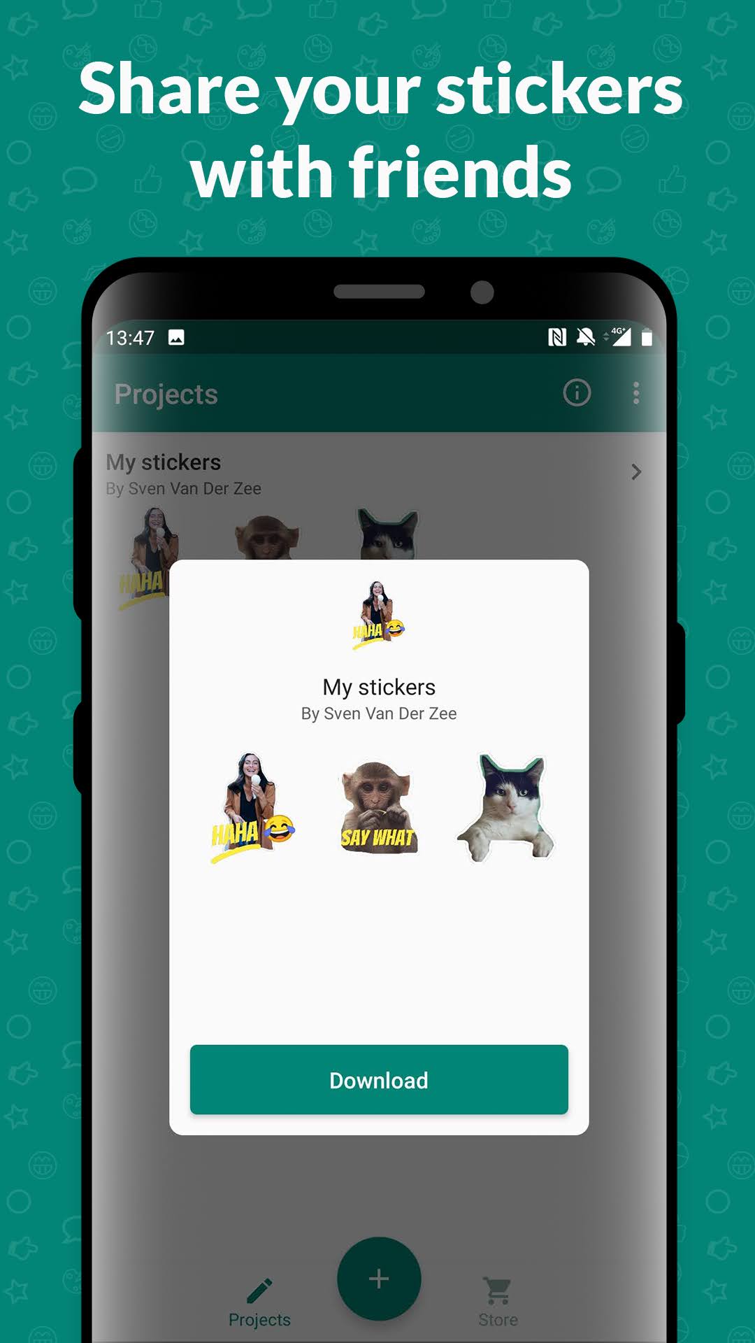 اسکرین شات 6 برنامه Sticker Studio - Sticker Maker