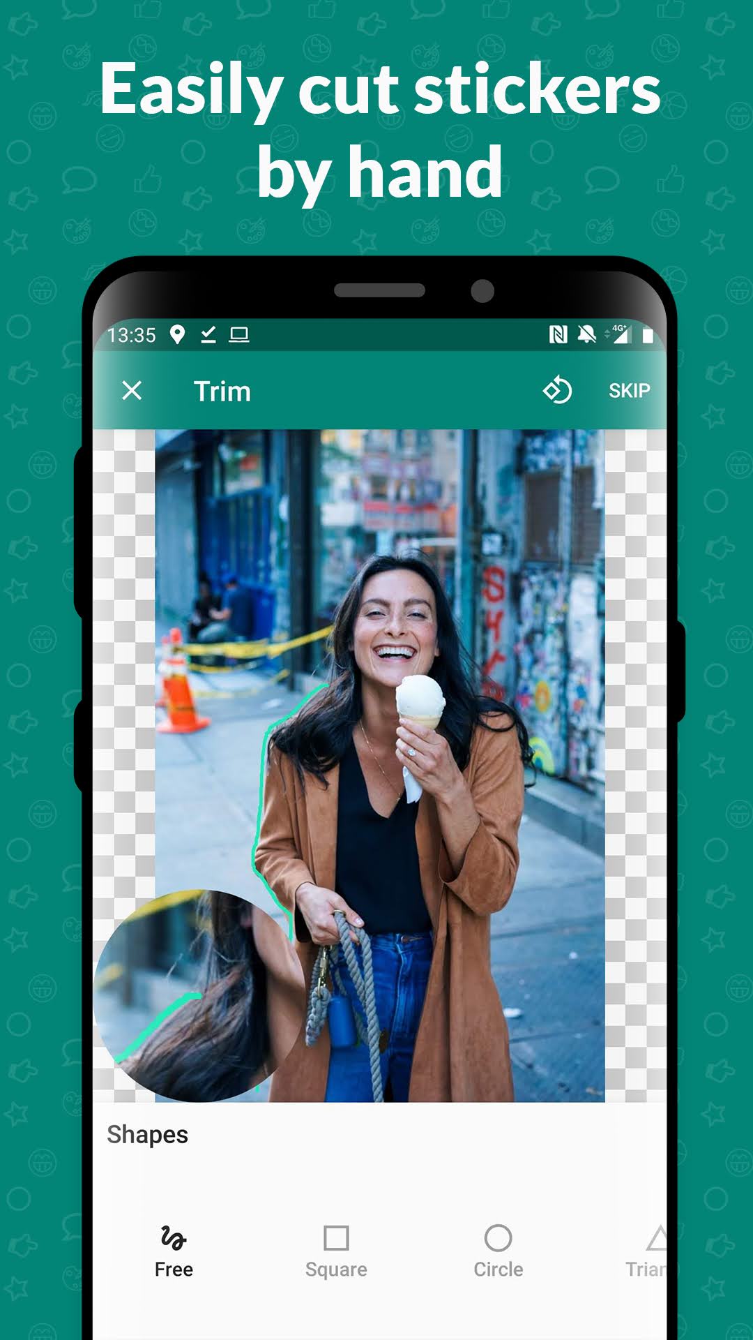 اسکرین شات 1 برنامه Sticker Studio - Sticker Maker