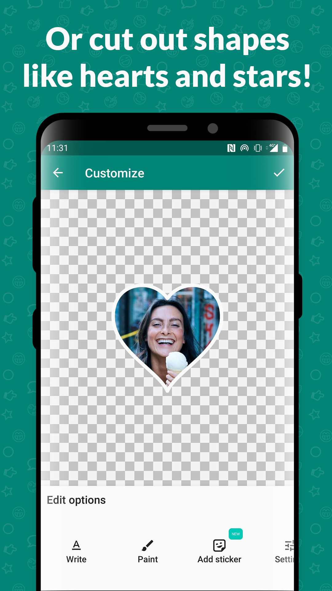 اسکرین شات 3 برنامه Sticker Studio - Sticker Maker