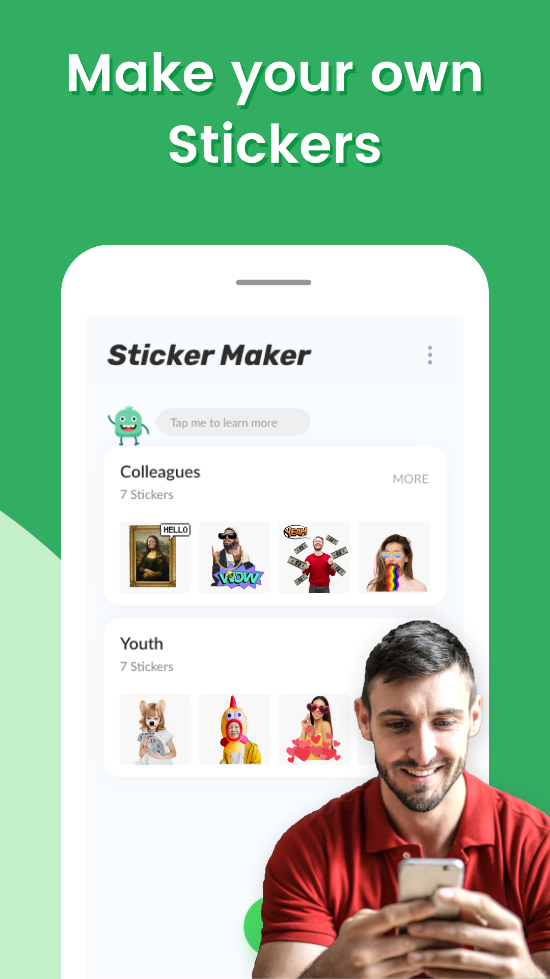 اسکرین شات 2 برنامه Sticker Maker - WASticker
