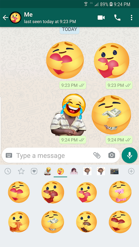 اسکرین شات 5 برنامه WASticker Stickers maker