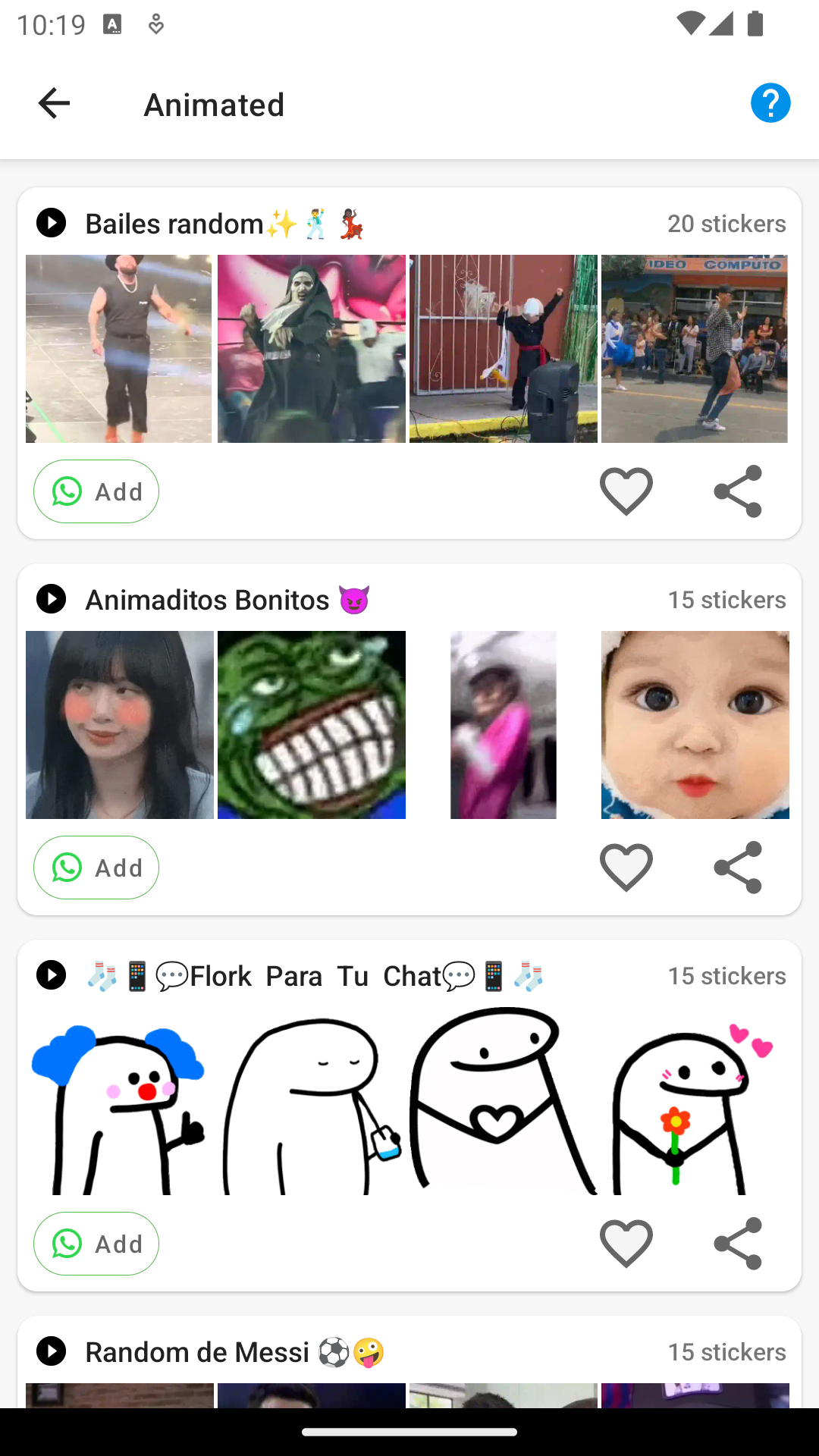 اسکرین شات 6 برنامه WASticker Stickers maker