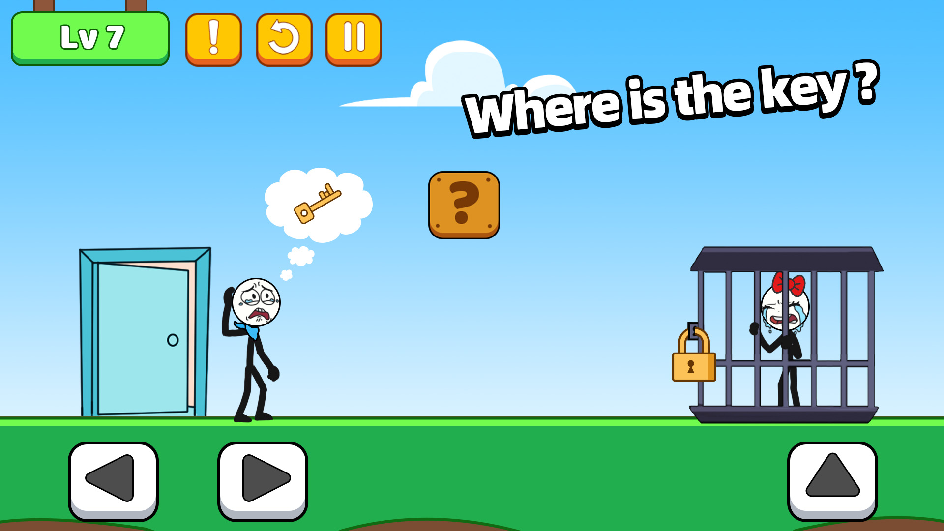 اسکرین شات 1 بازی Brave Stickman: Love Rescue