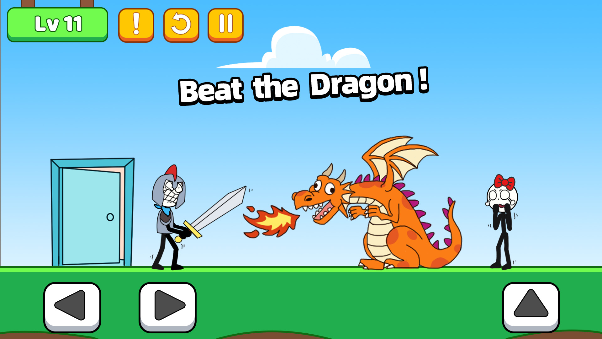 اسکرین شات 3 بازی Brave Stickman: Love Rescue