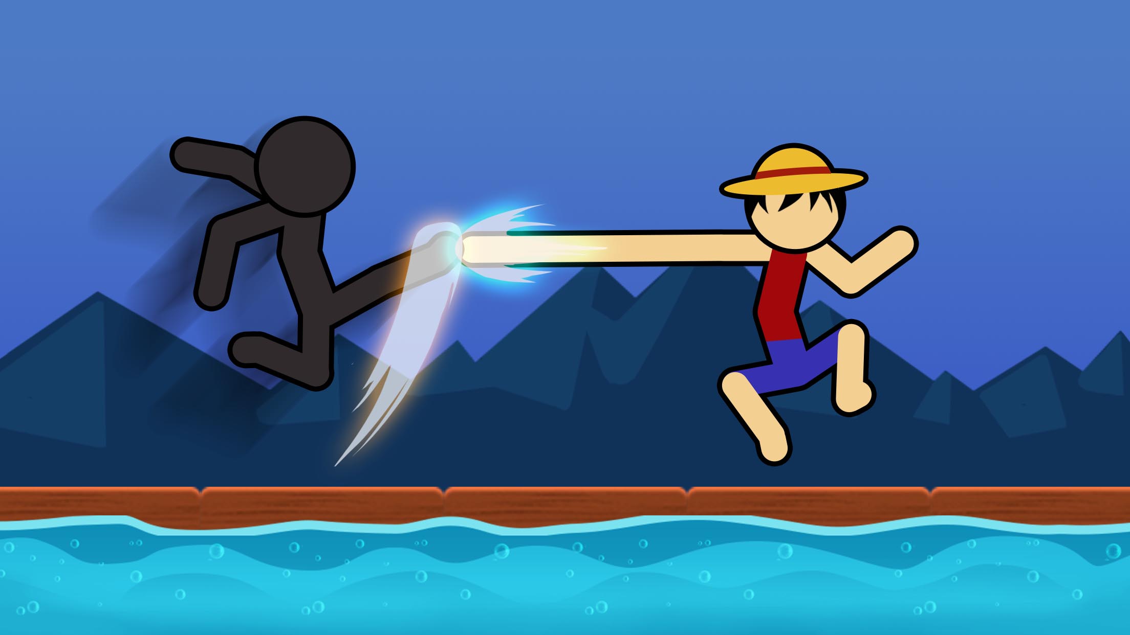 اسکرین شات 2 بازی Stickman Fight: 2 Player Fight