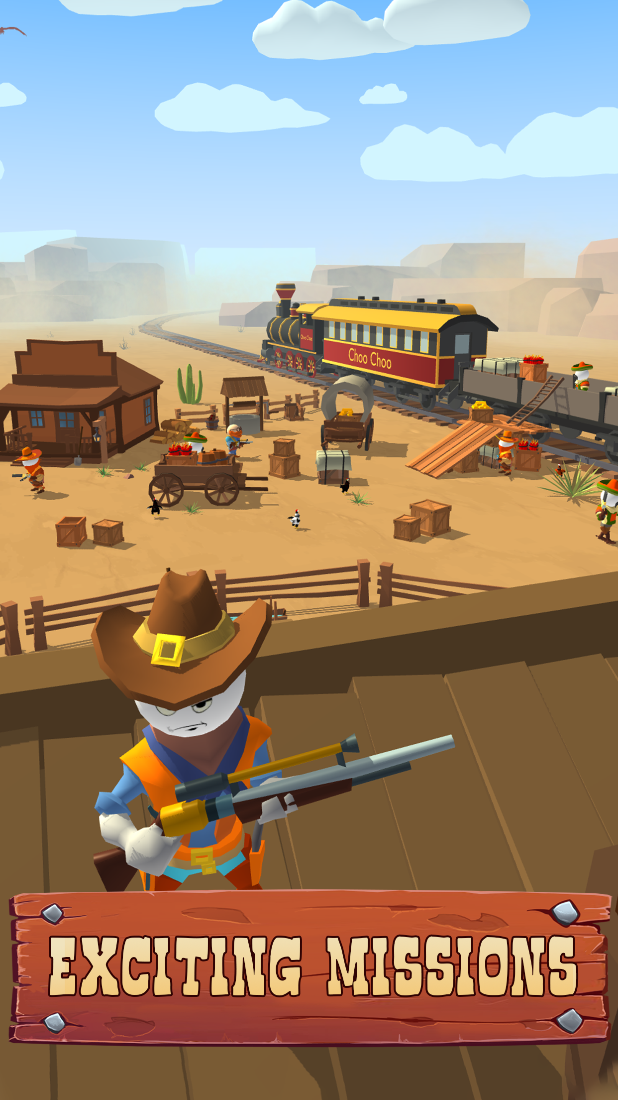 اسکرین شات 6 بازی Cowboy Sniper: Western gun