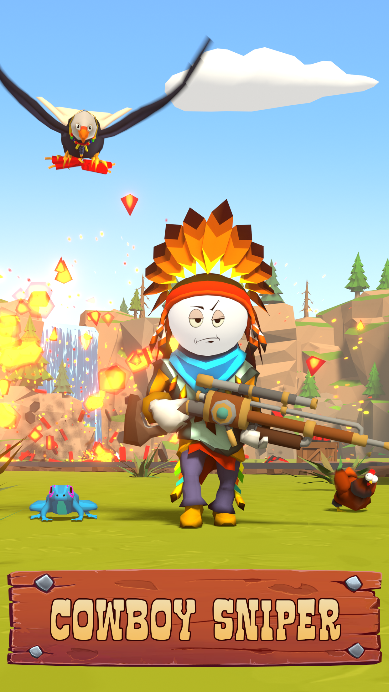 اسکرین شات 1 بازی Cowboy Sniper: Western gun