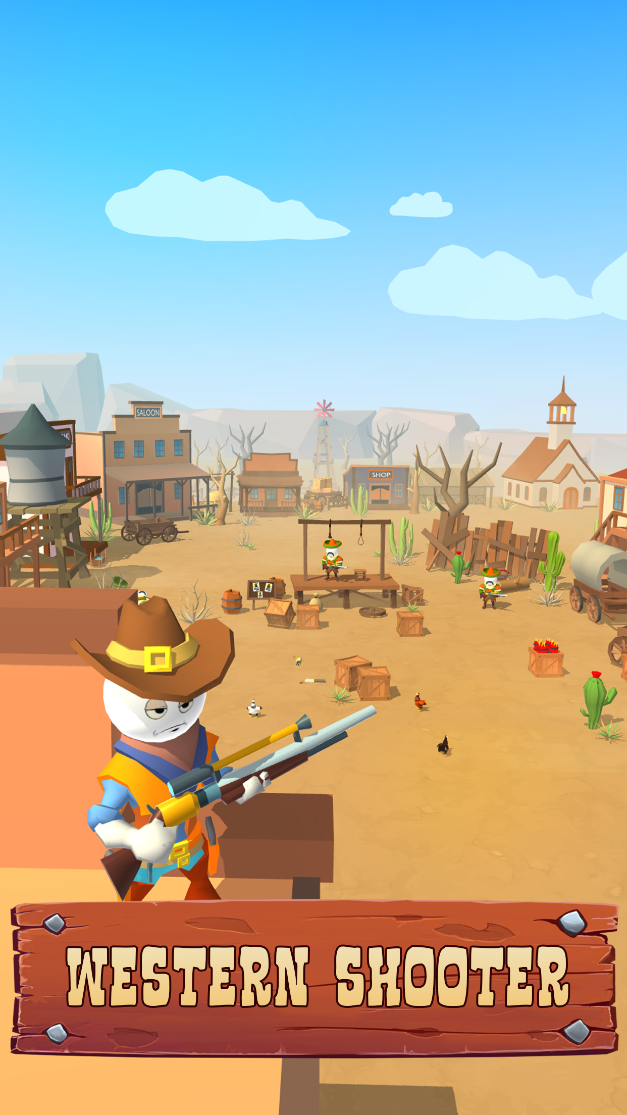 اسکرین شات 2 بازی Cowboy Sniper: Western gun