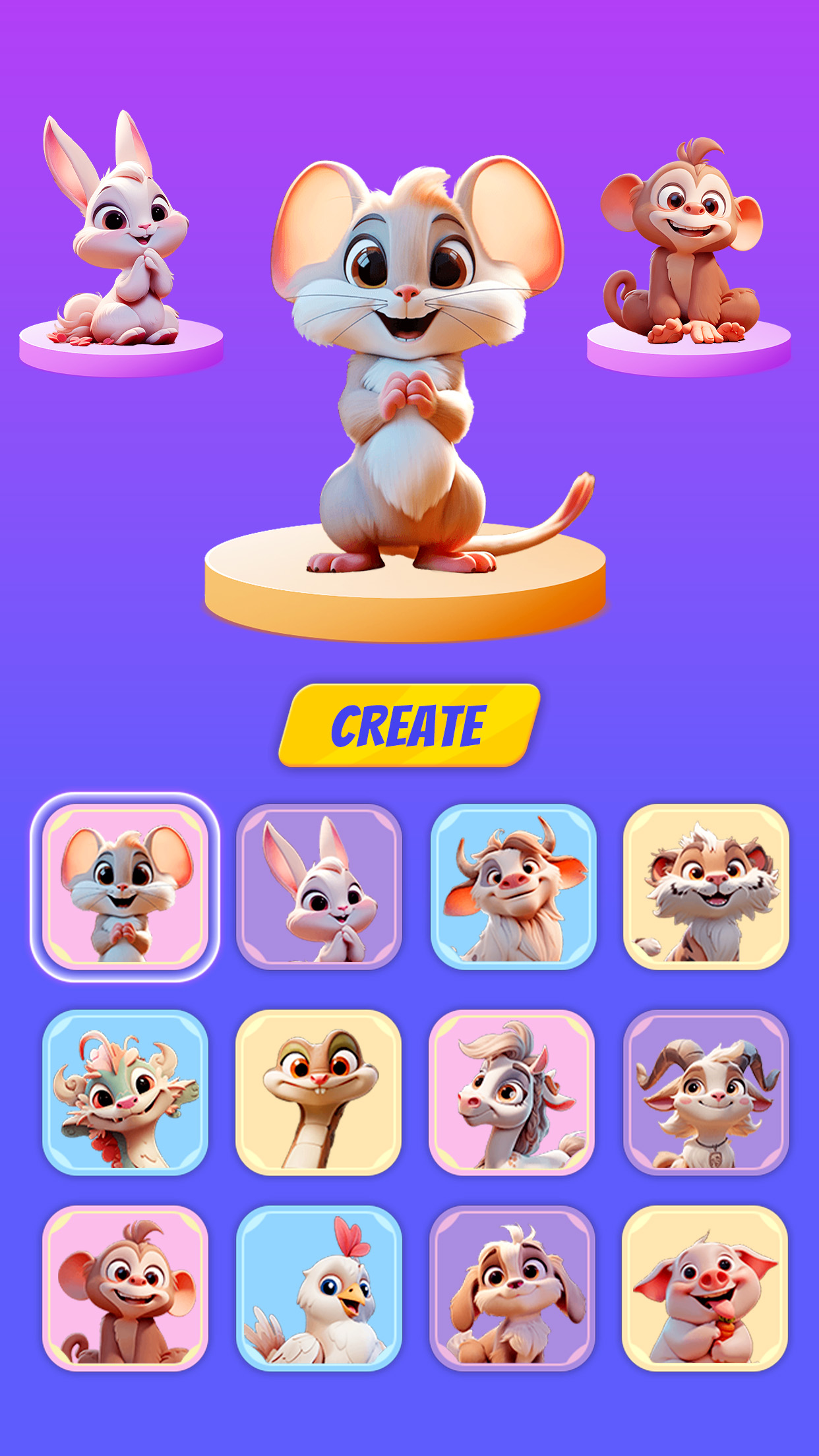 اسکرین شات 3 بازی Merge Animals - Hybrid Mix