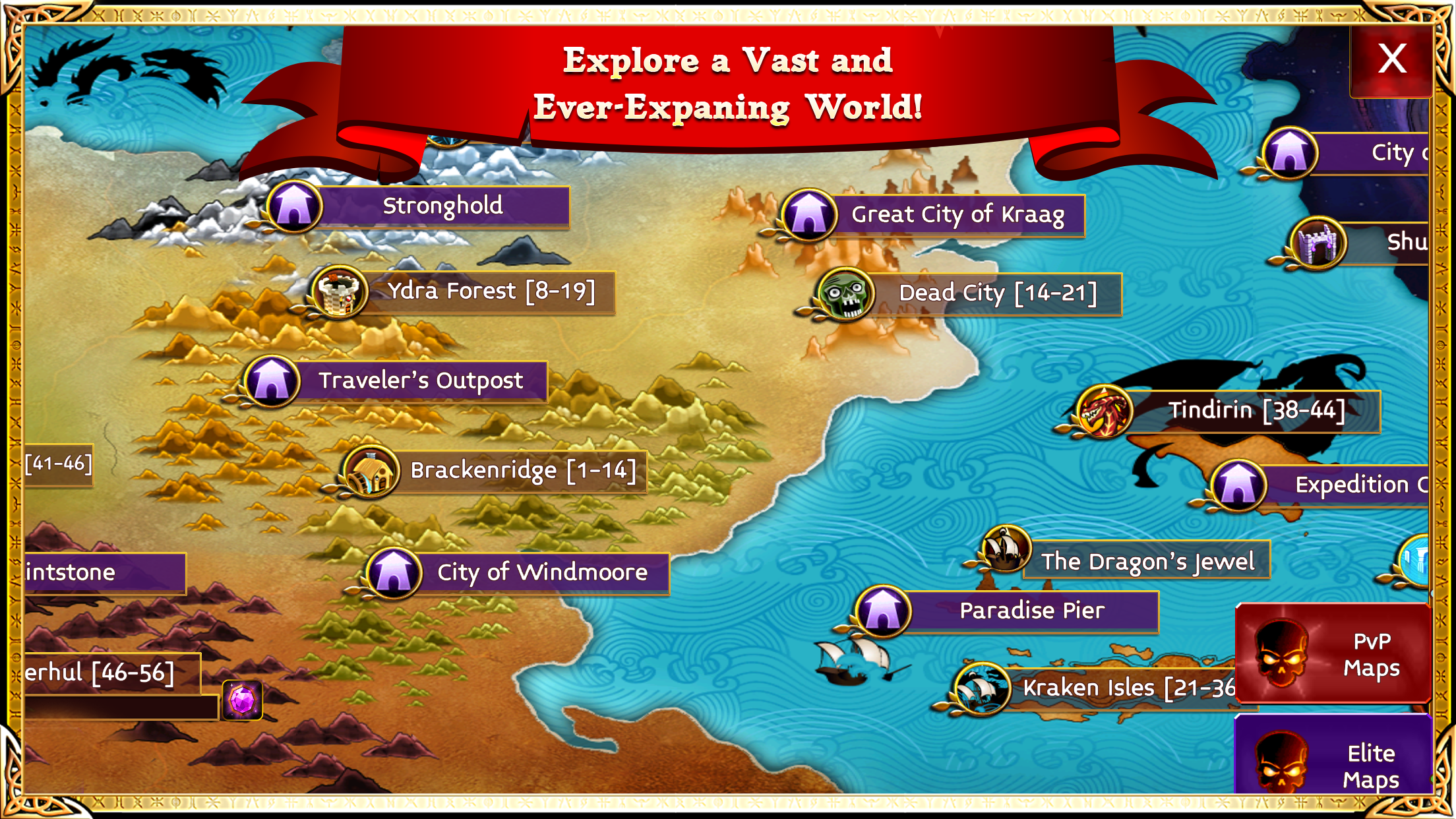 اسکرین شات 6 بازی Arcane Legends MMO-Action RPG