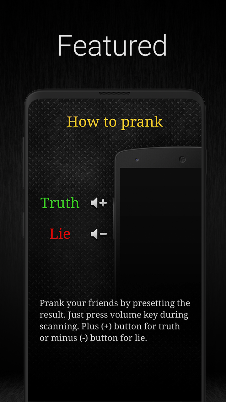 اسکرین شات 4 برنامه Lie Detector Simulator