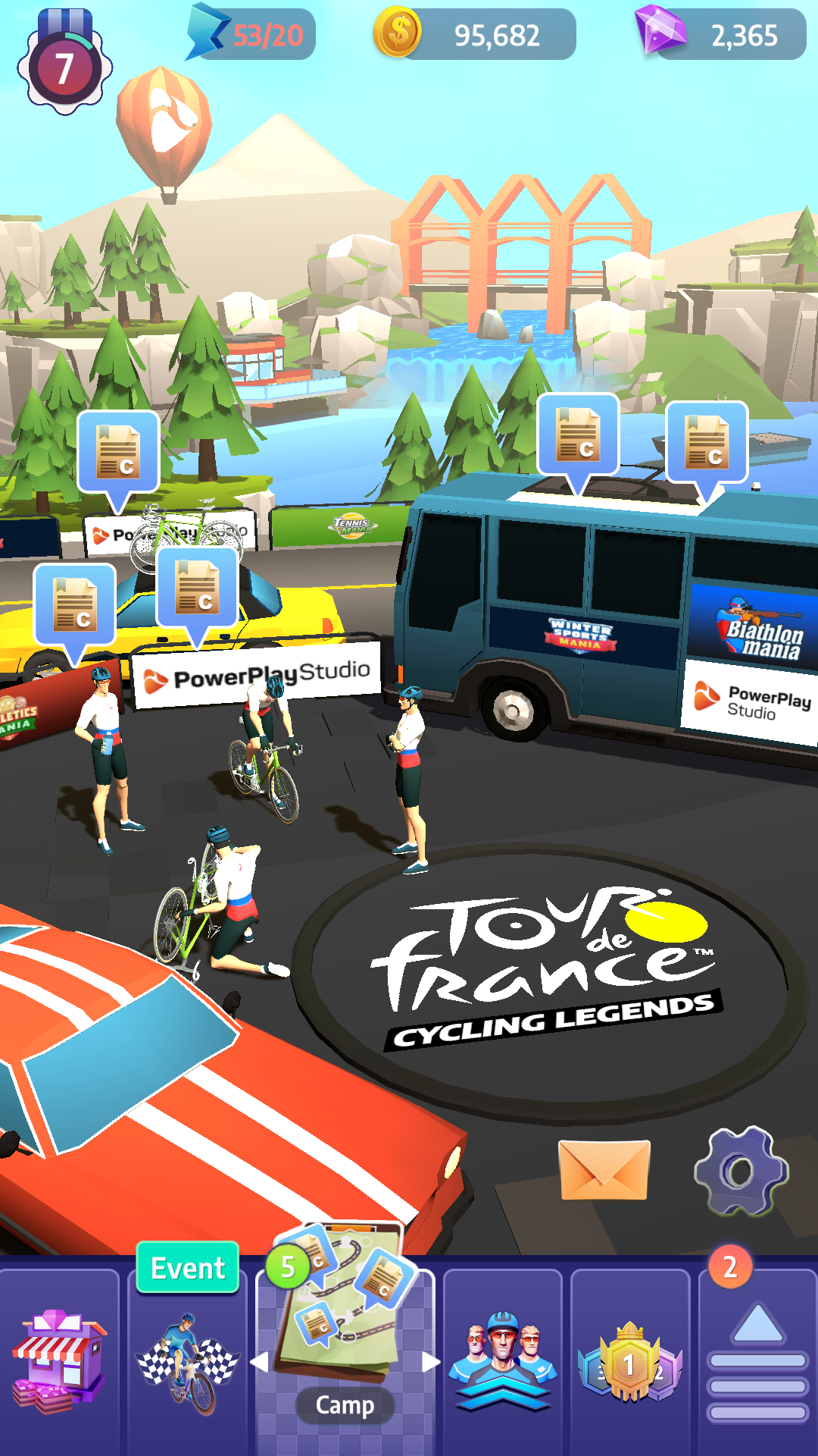 اسکرین شات 1 بازی Tour de France Cycling Legends