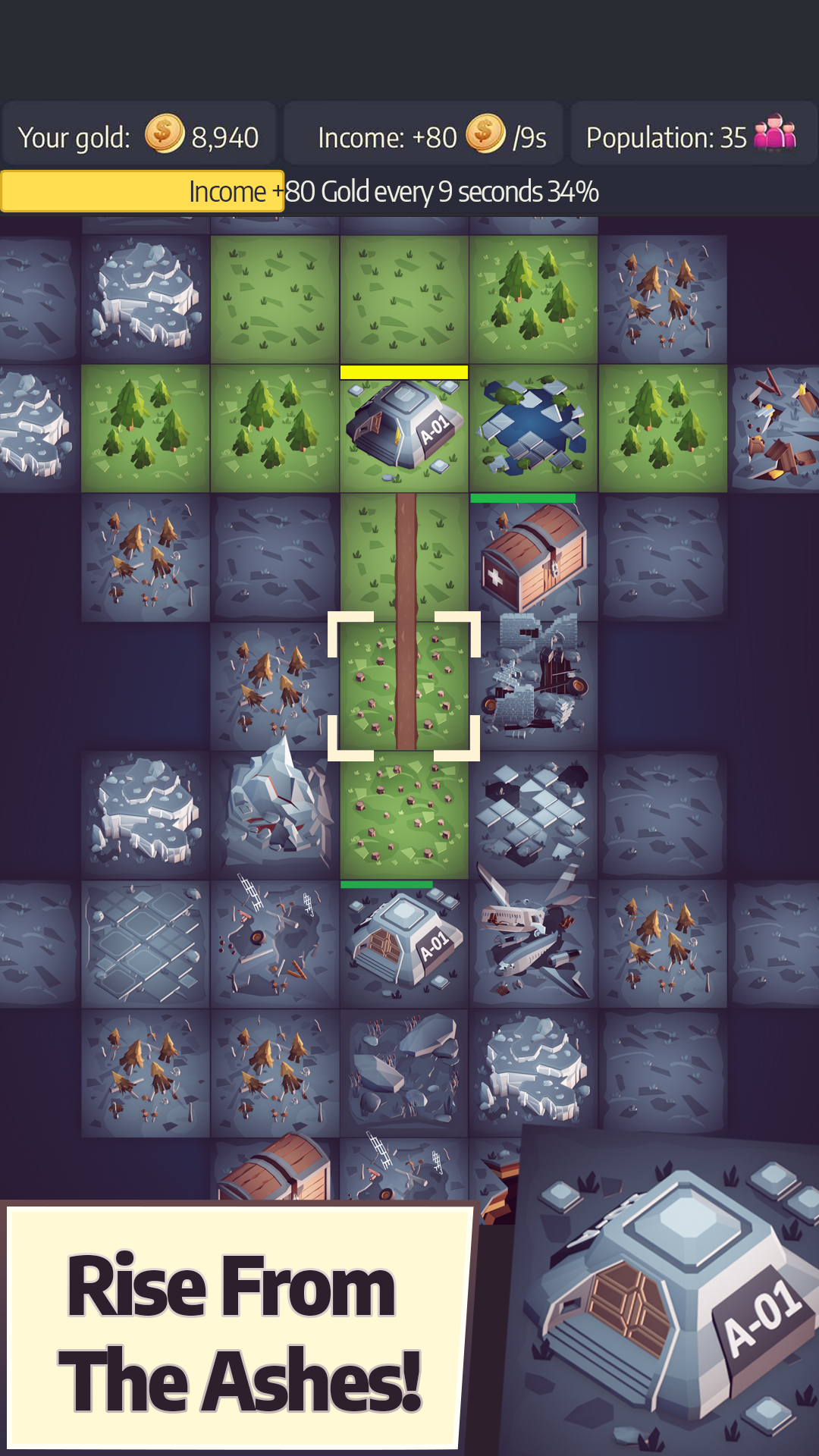 اسکرین شات 1 بازی Post Apo Tycoon - Idle Builder