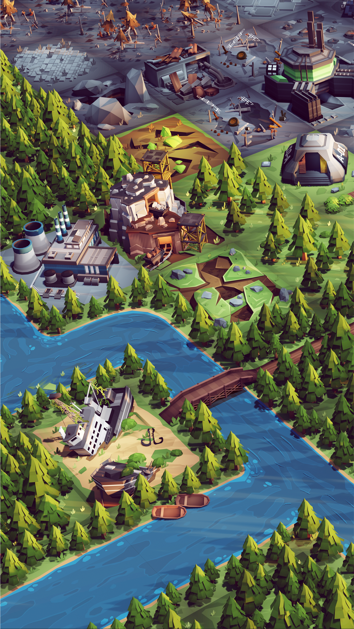 اسکرین شات 6 بازی Post Apo Tycoon - Idle Builder