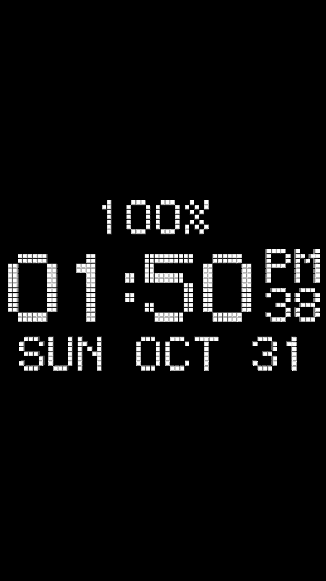 اسکرین شات 6 برنامه 3D Digital Clock-7