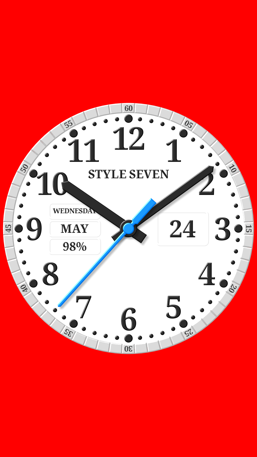 اسکرین شات 2 برنامه Analog Clock Constructor-7