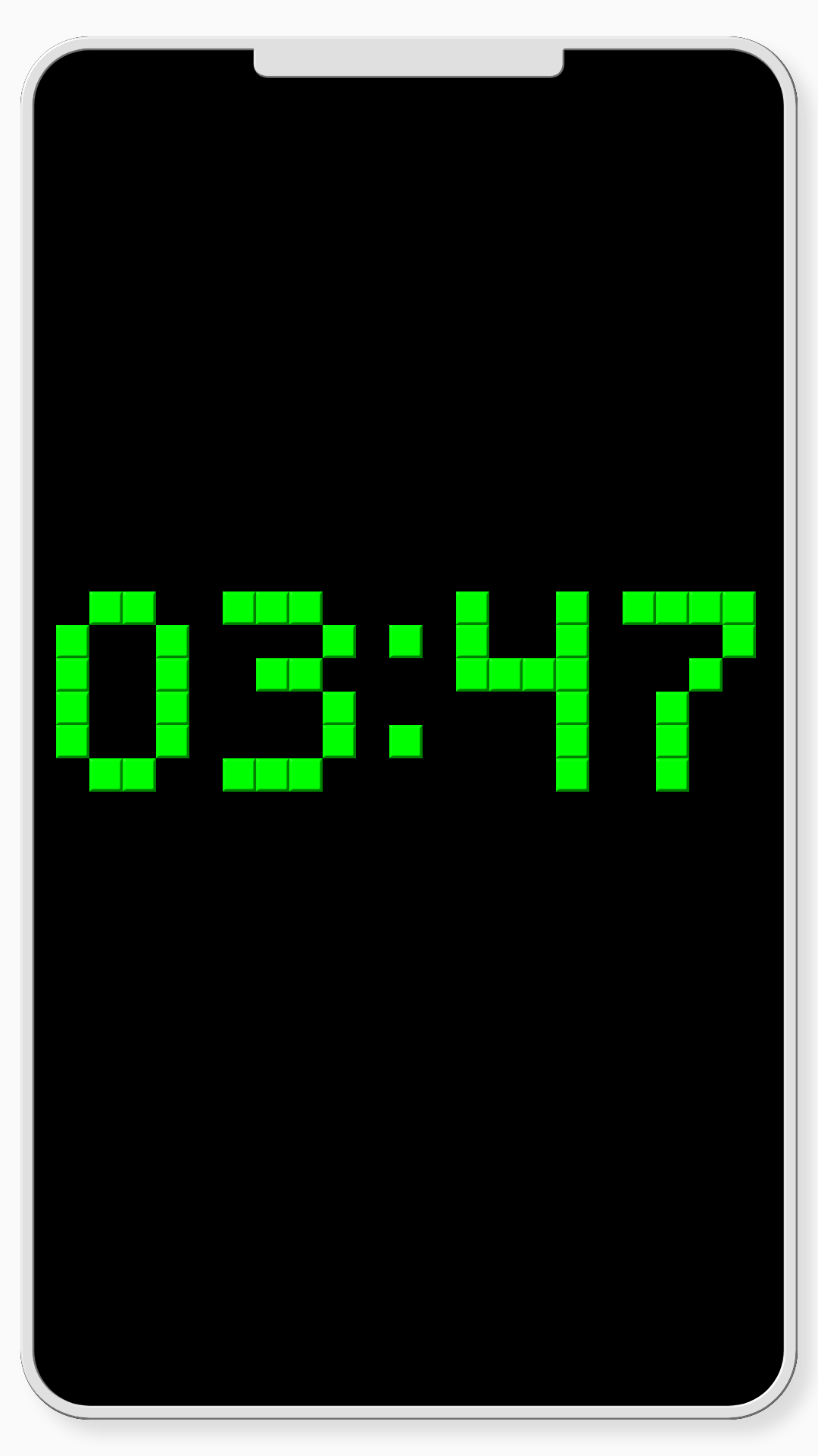 اسکرین شات 2 برنامه Animated Digital Clock-7