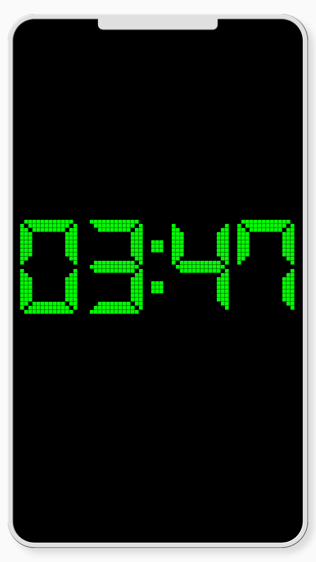 اسکرین شات 6 برنامه Animated Digital Clock-7