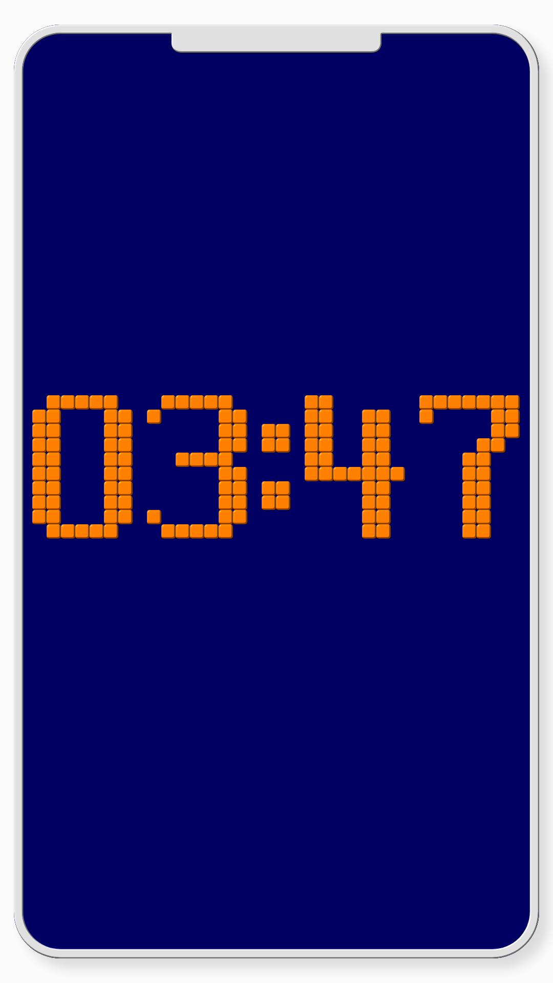 اسکرین شات 5 برنامه Animated Digital Clock-7