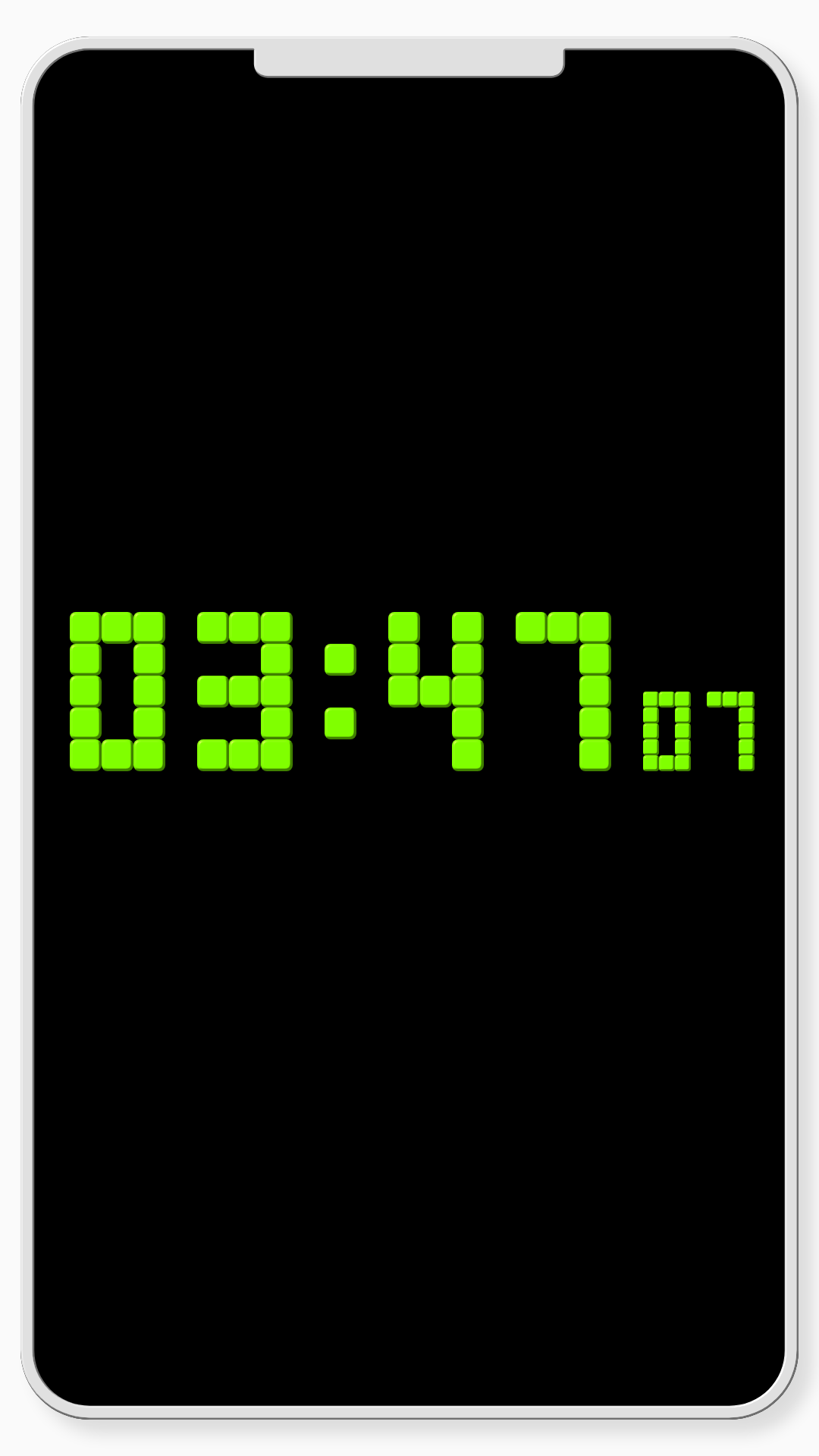 اسکرین شات 8 برنامه Animated Digital Clock-7