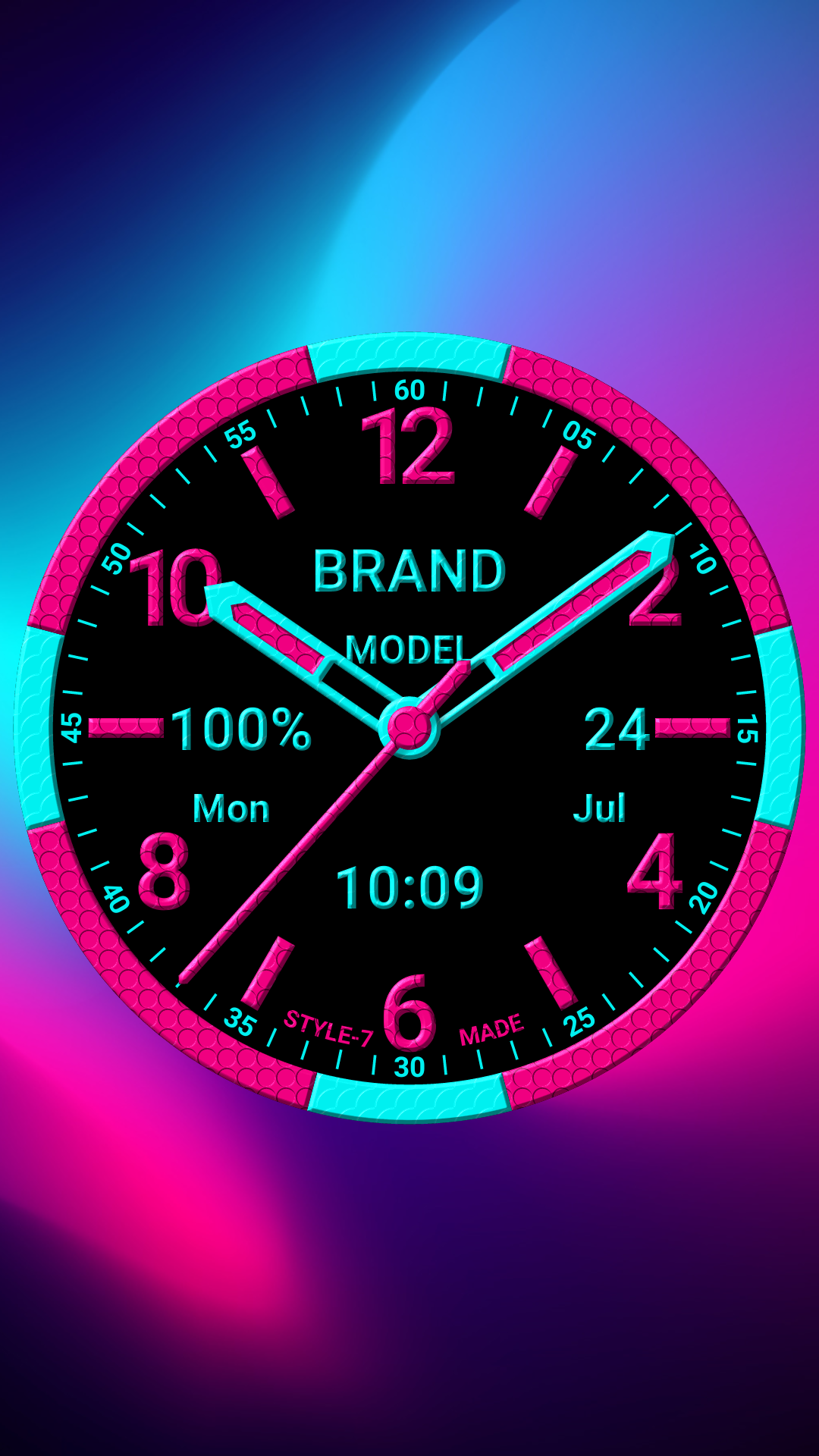 اسکرین شات 7 برنامه Brand Analog Clock-7