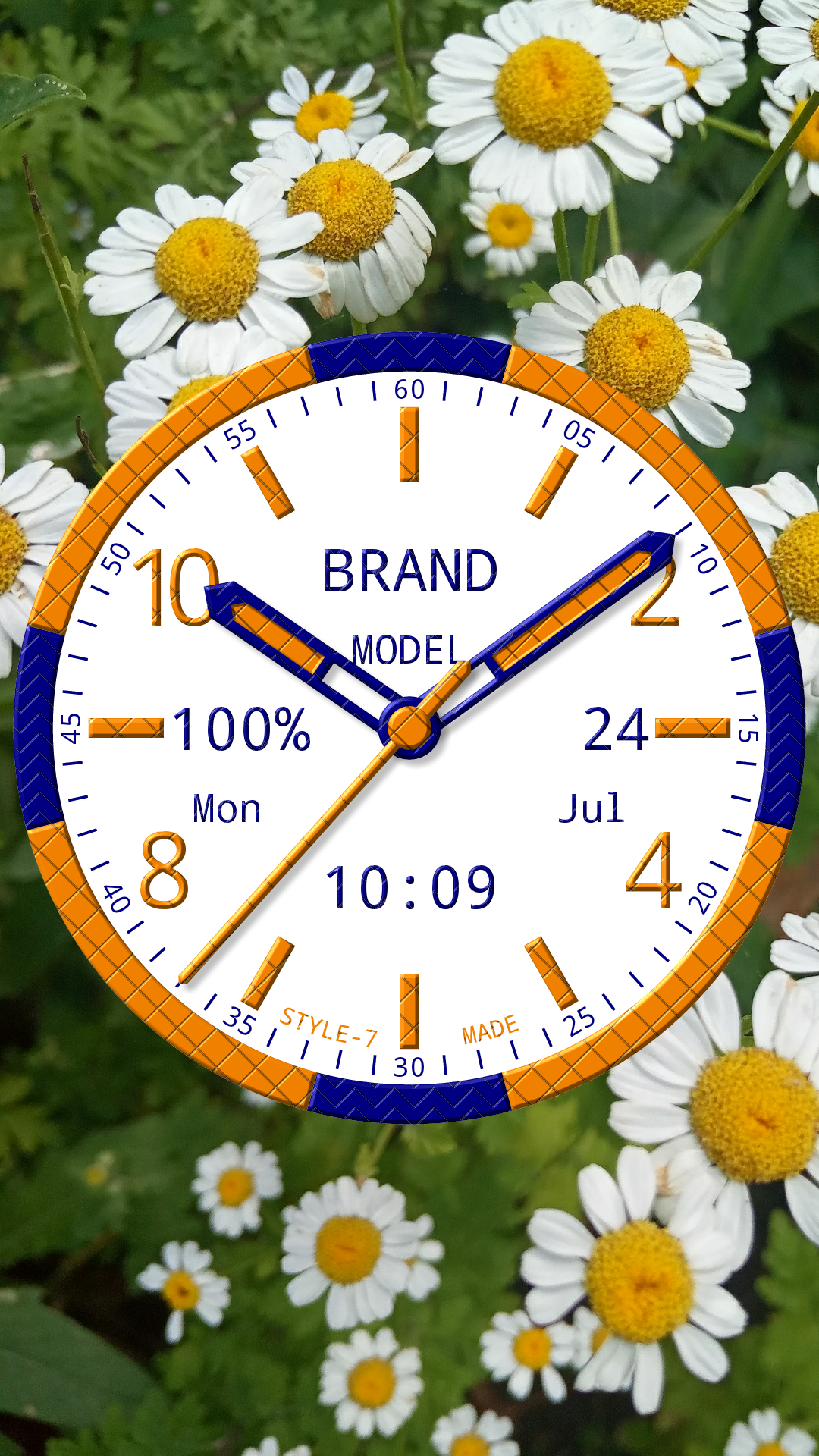 اسکرین شات 6 برنامه Brand Analog Clock-7