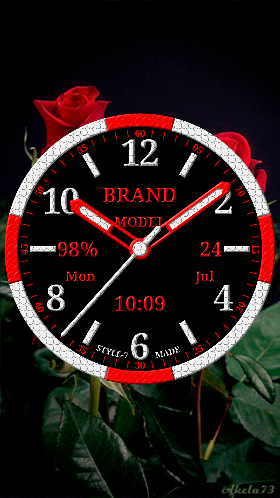 اسکرین شات 3 برنامه Brand Analog Clock-7