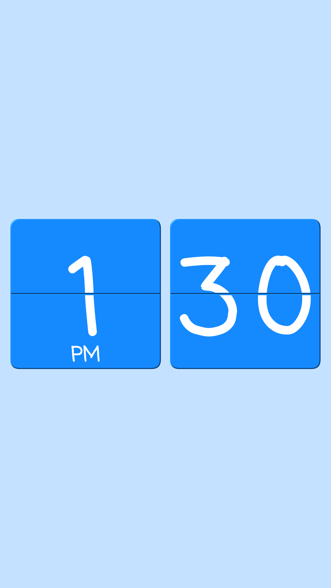 اسکرین شات 5 برنامه Flip Clock-7