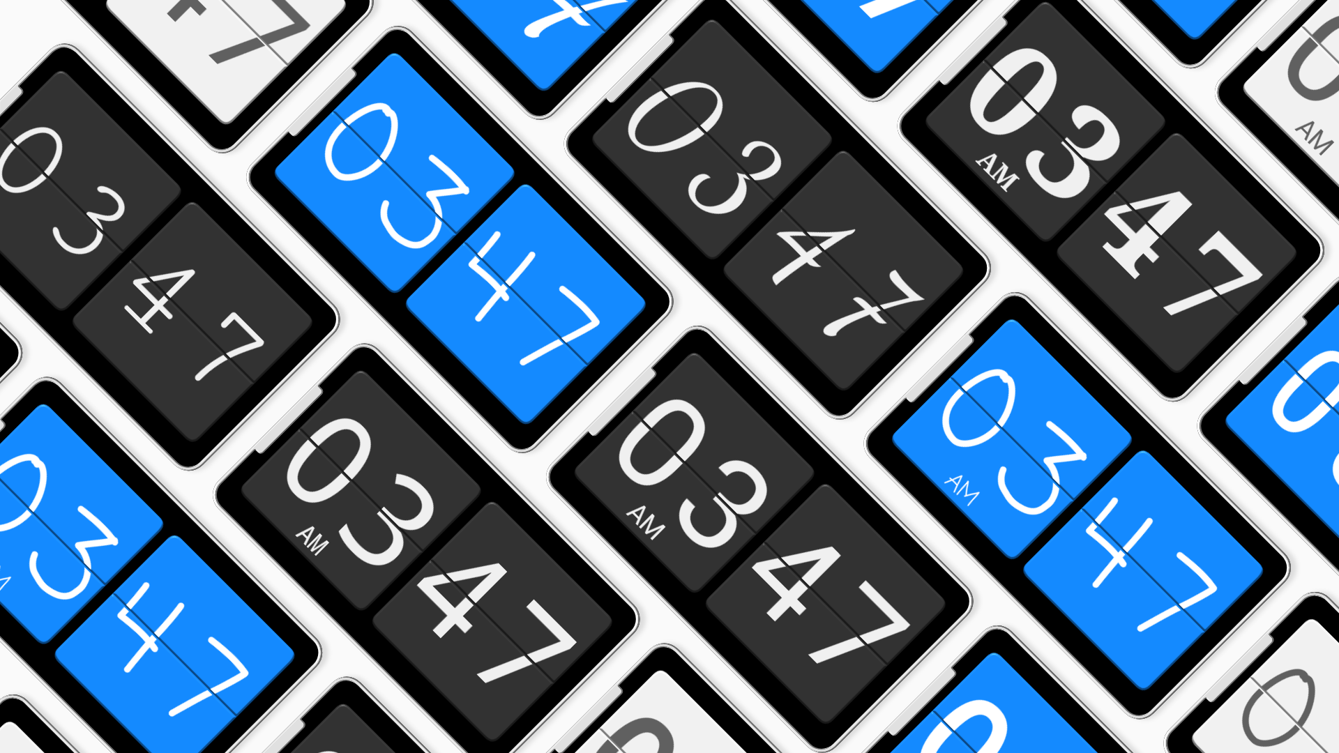 اسکرین شات 1 برنامه Flip Clock-7