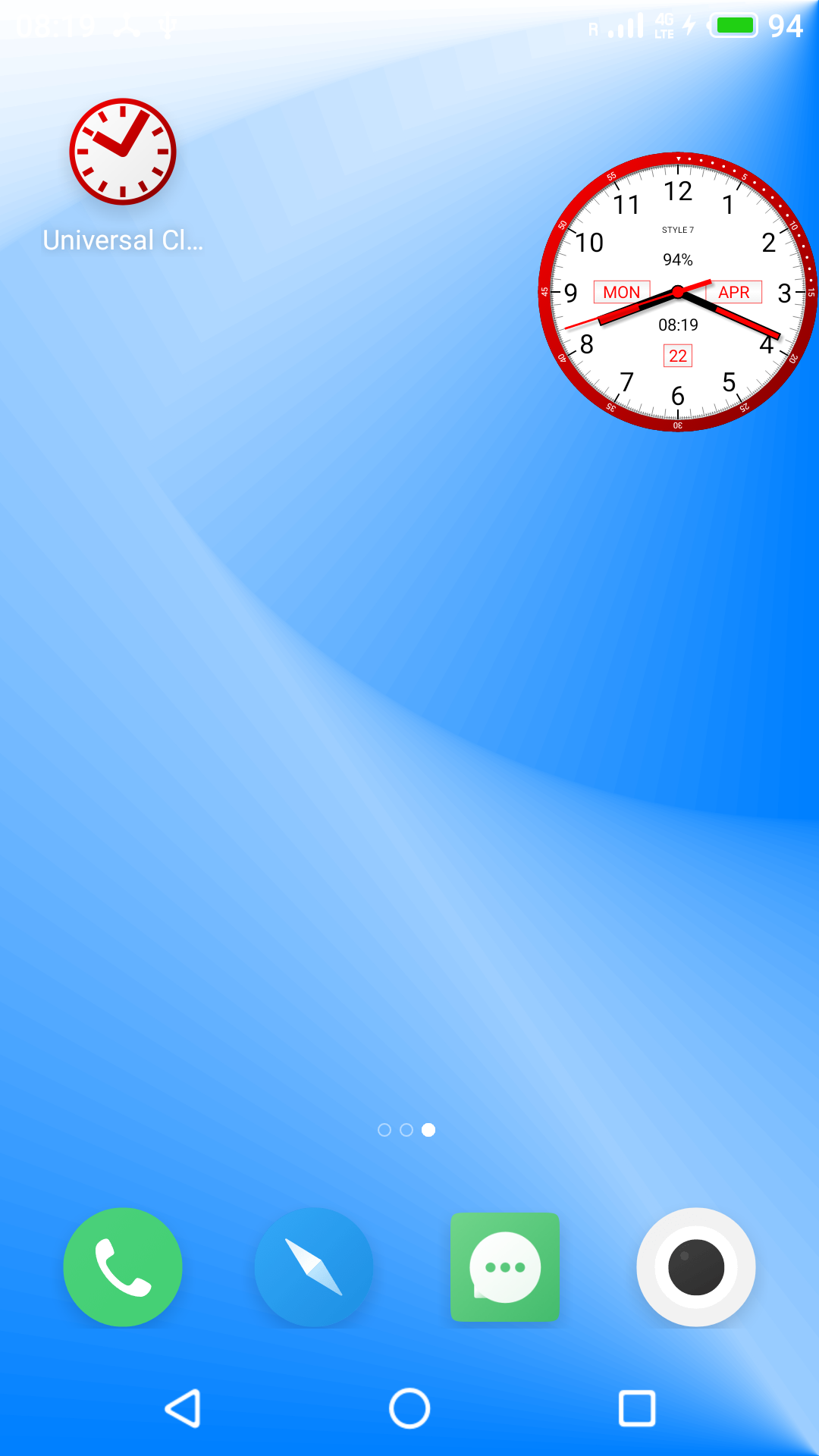 اسکرین شات 8 برنامه Color Analog Clock-7