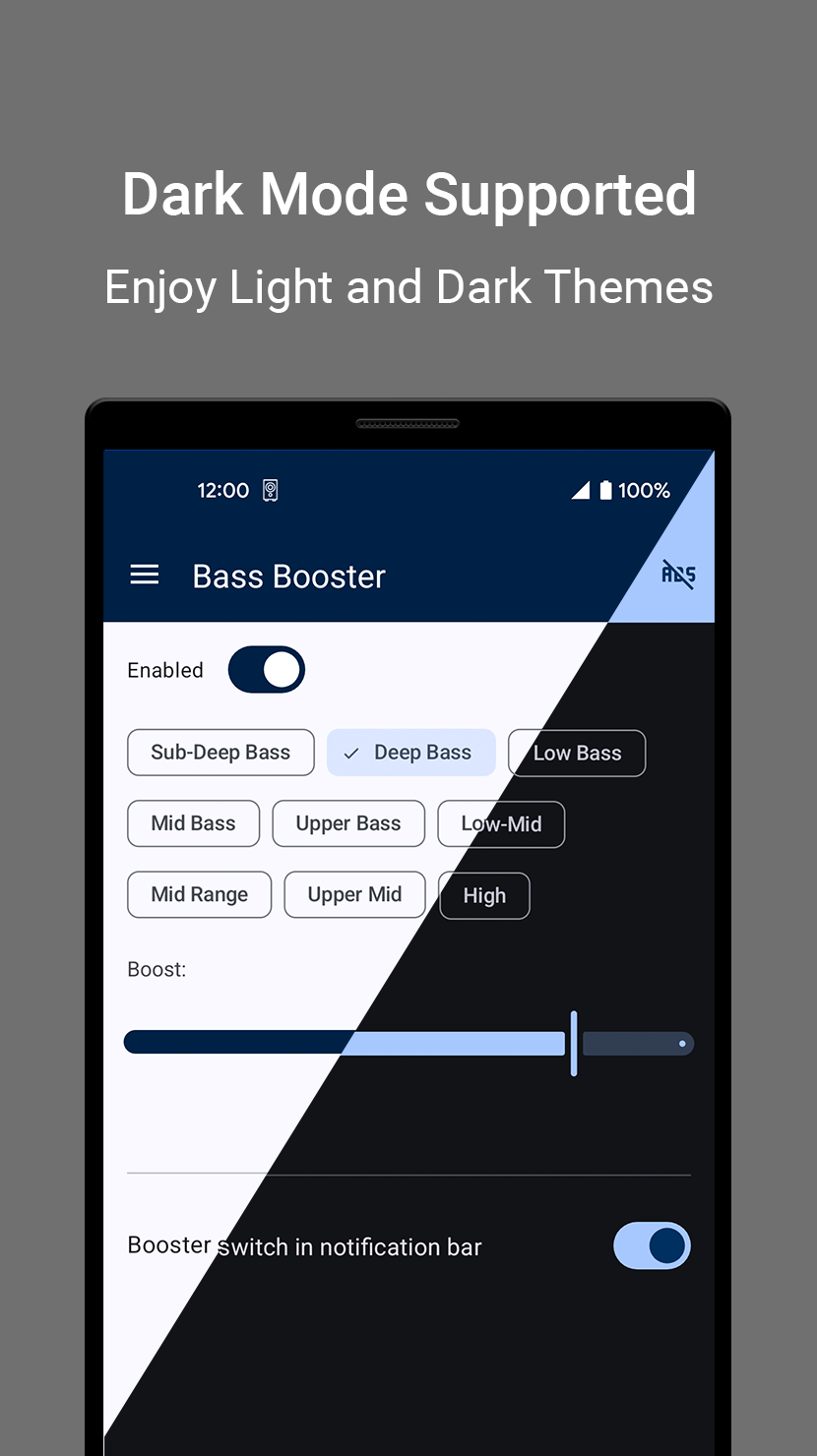 اسکرین شات 4 برنامه Bass+: Subwoofer Bass Booster