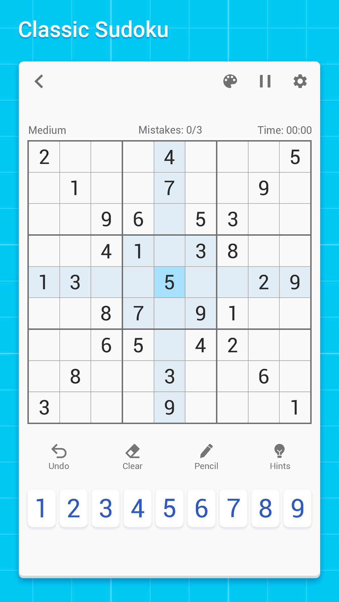 اسکرین شات 1 بازی Sudoku - Classic Sudoku Puzzle