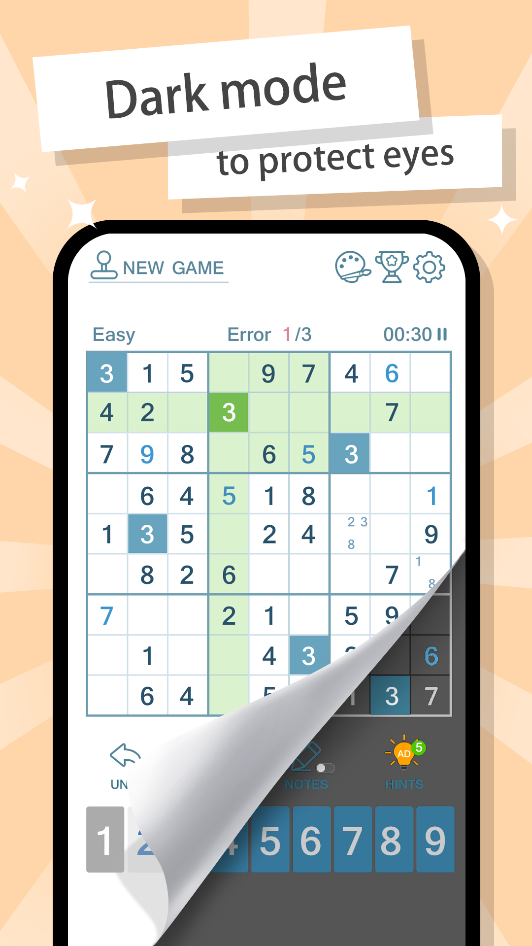 اسکرین شات 3 بازی Sudoku - Classic Number Puzzle