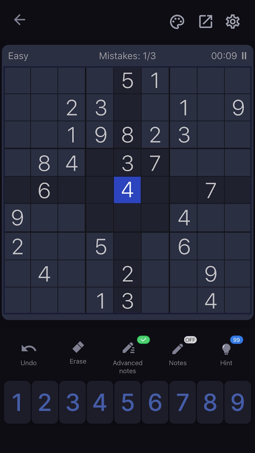 اسکرین شات 4 بازی Sudoku - Classic Sudoku Puzzle