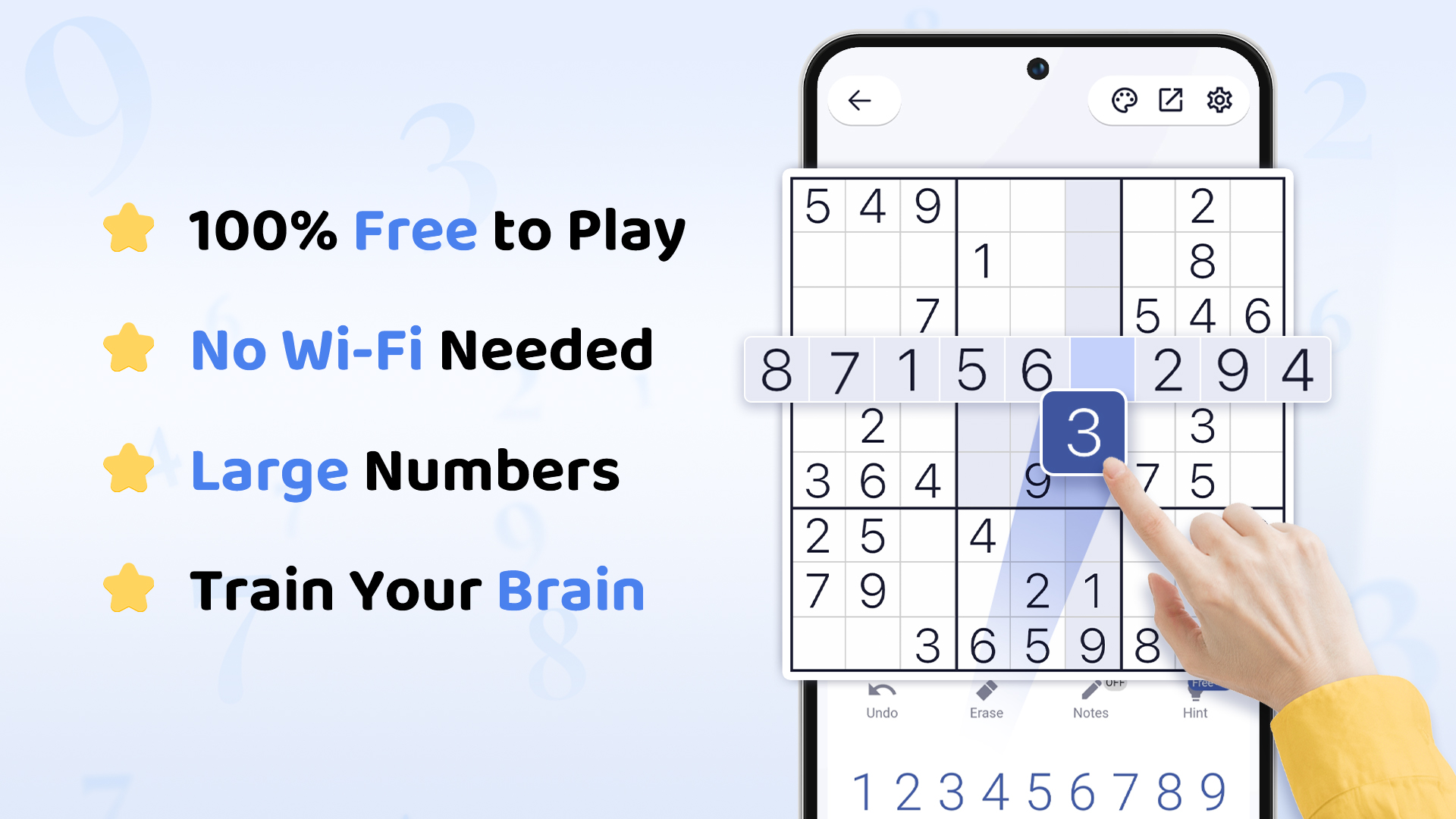 اسکرین شات 1 بازی سودوکو - پازل سودوکو کلاسیک