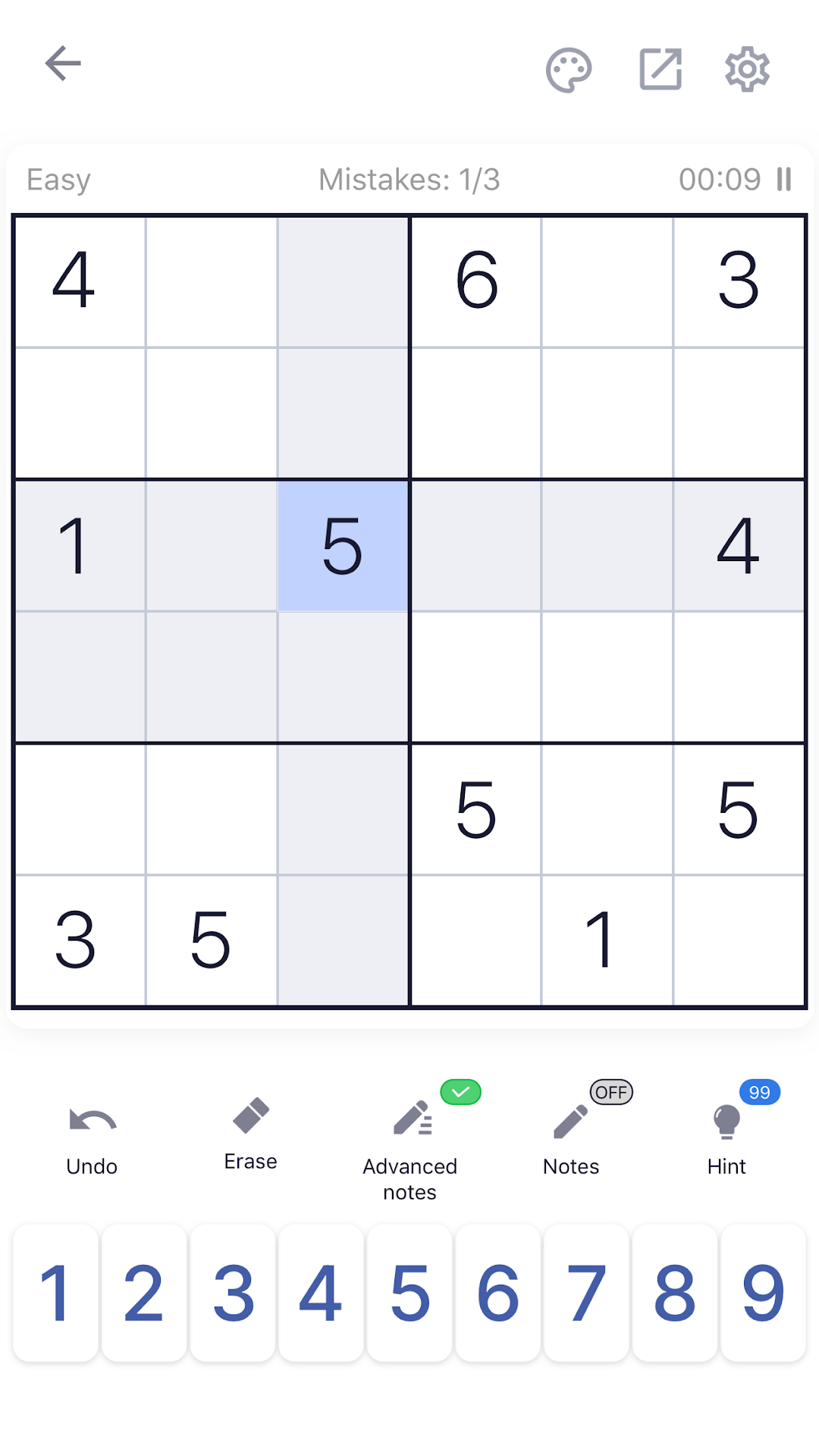 اسکرین شات 7 بازی Sudoku - Classic Sudoku Puzzle