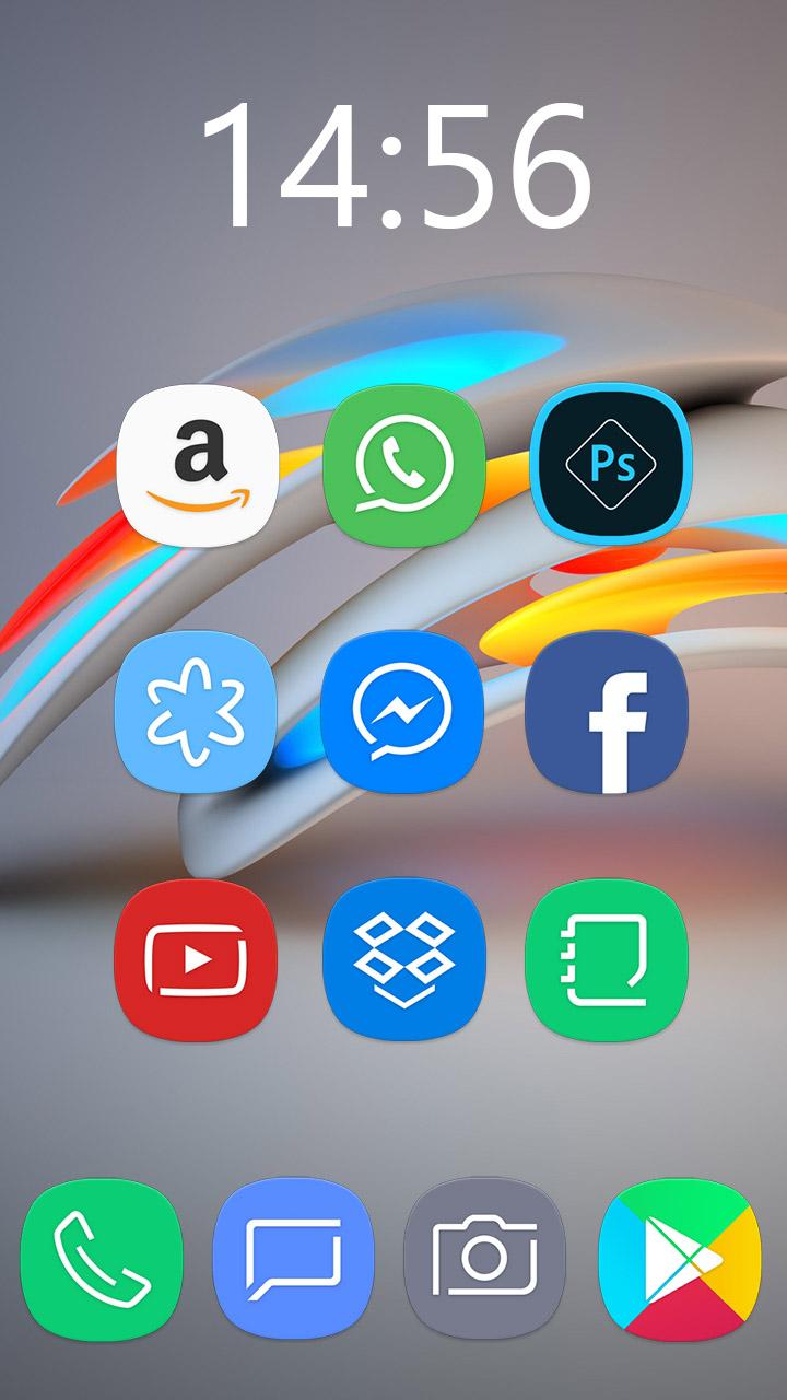 اسکرین شات 4 برنامه Theme/ Wallpaper for oppo f9