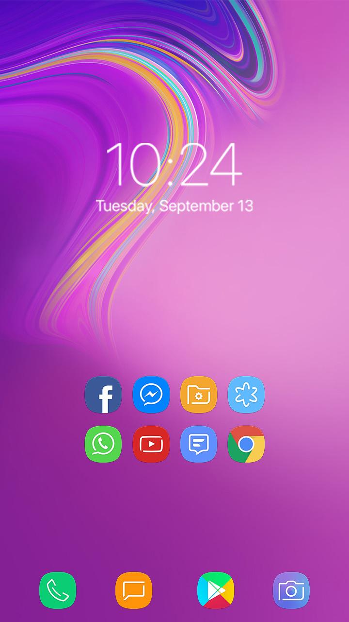 اسکرین شات 5 برنامه Theme for Galaxy A9 2018 / Gal