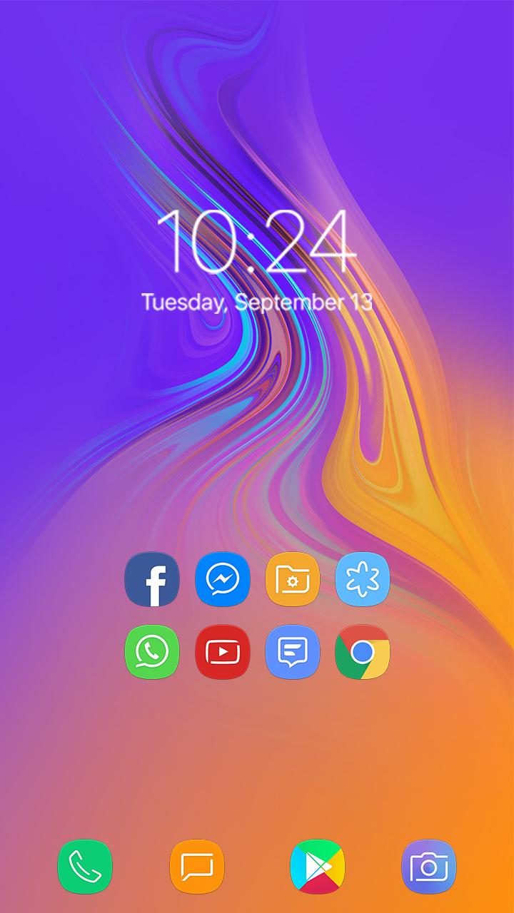 اسکرین شات 4 برنامه Theme for Galaxy A9 2018 / Gal