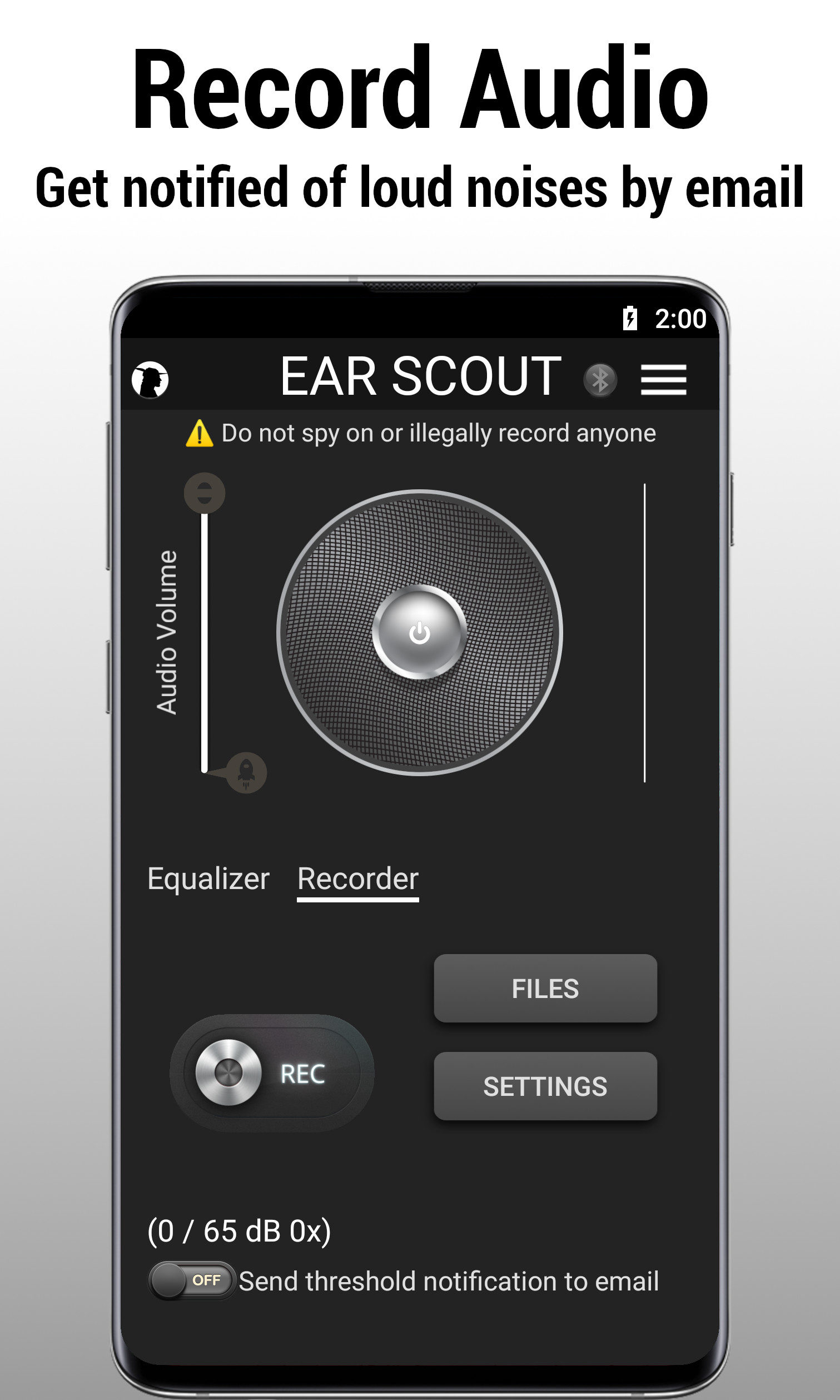 اسکرین شات 3 برنامه Ear Scout: Sound Amplifier