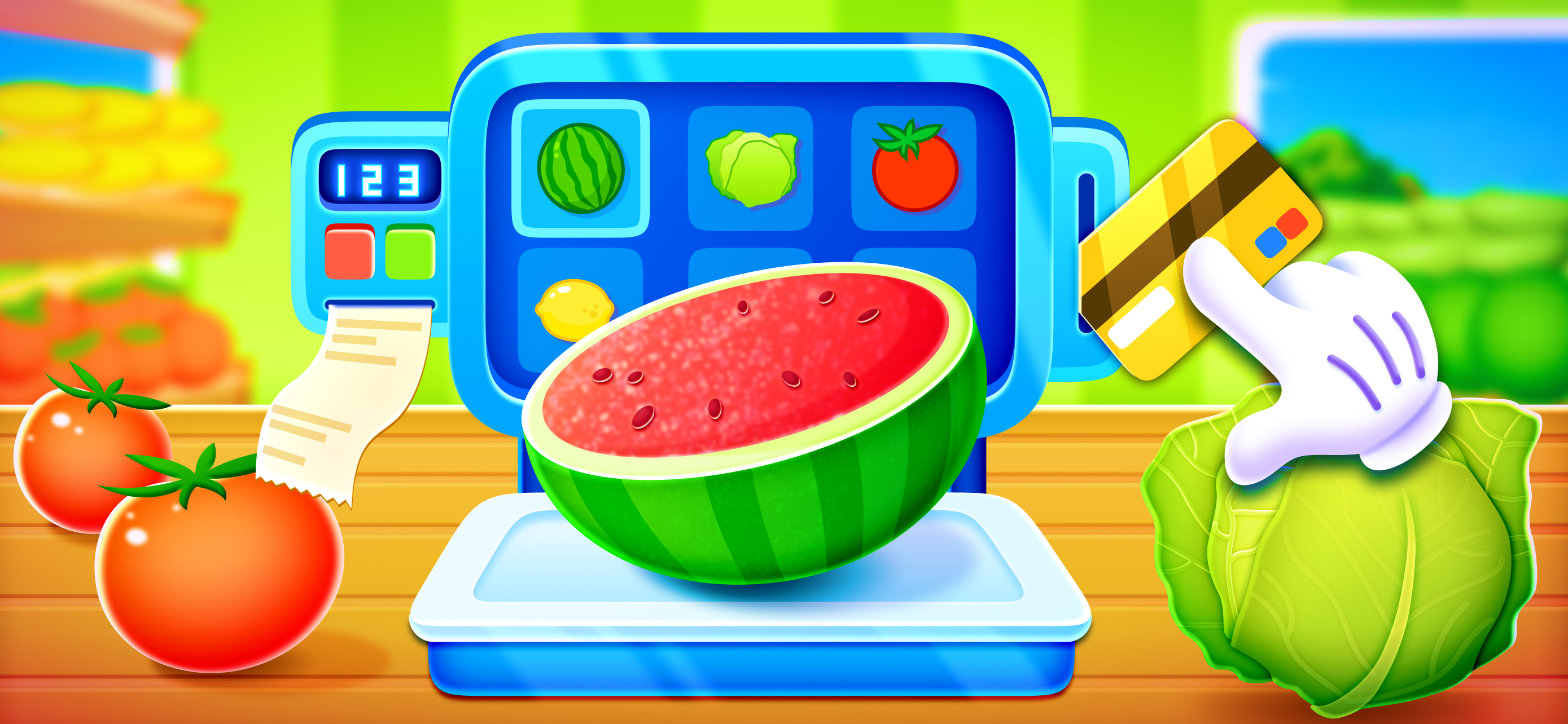 اسکرین شات 2 بازی Supermarket Games for Kids 2-5