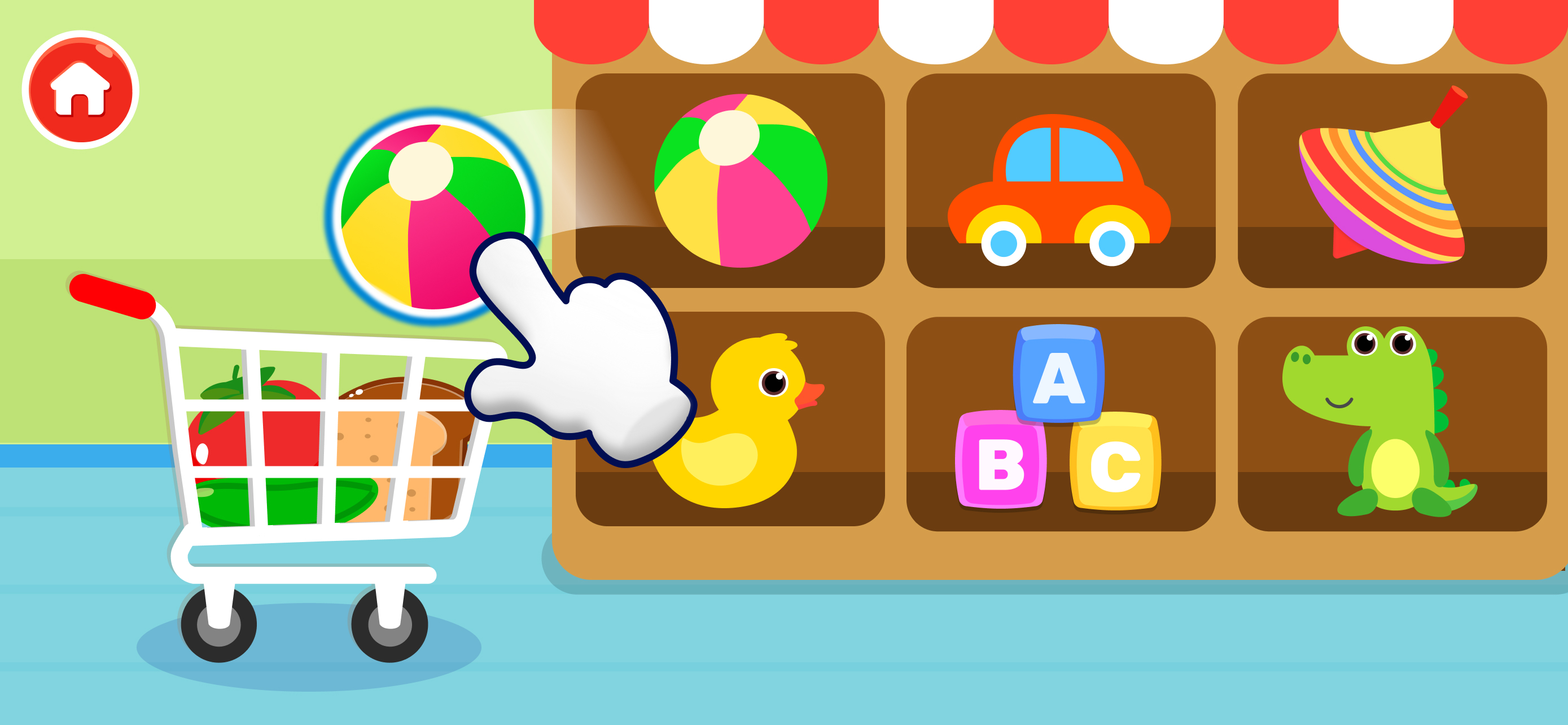 اسکرین شات 7 بازی Supermarket Games for Kids 2-5