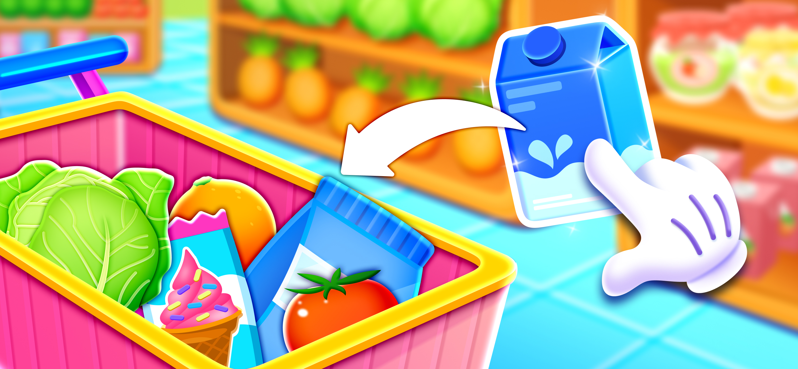 اسکرین شات 3 بازی Supermarket Games for Kids 2-5