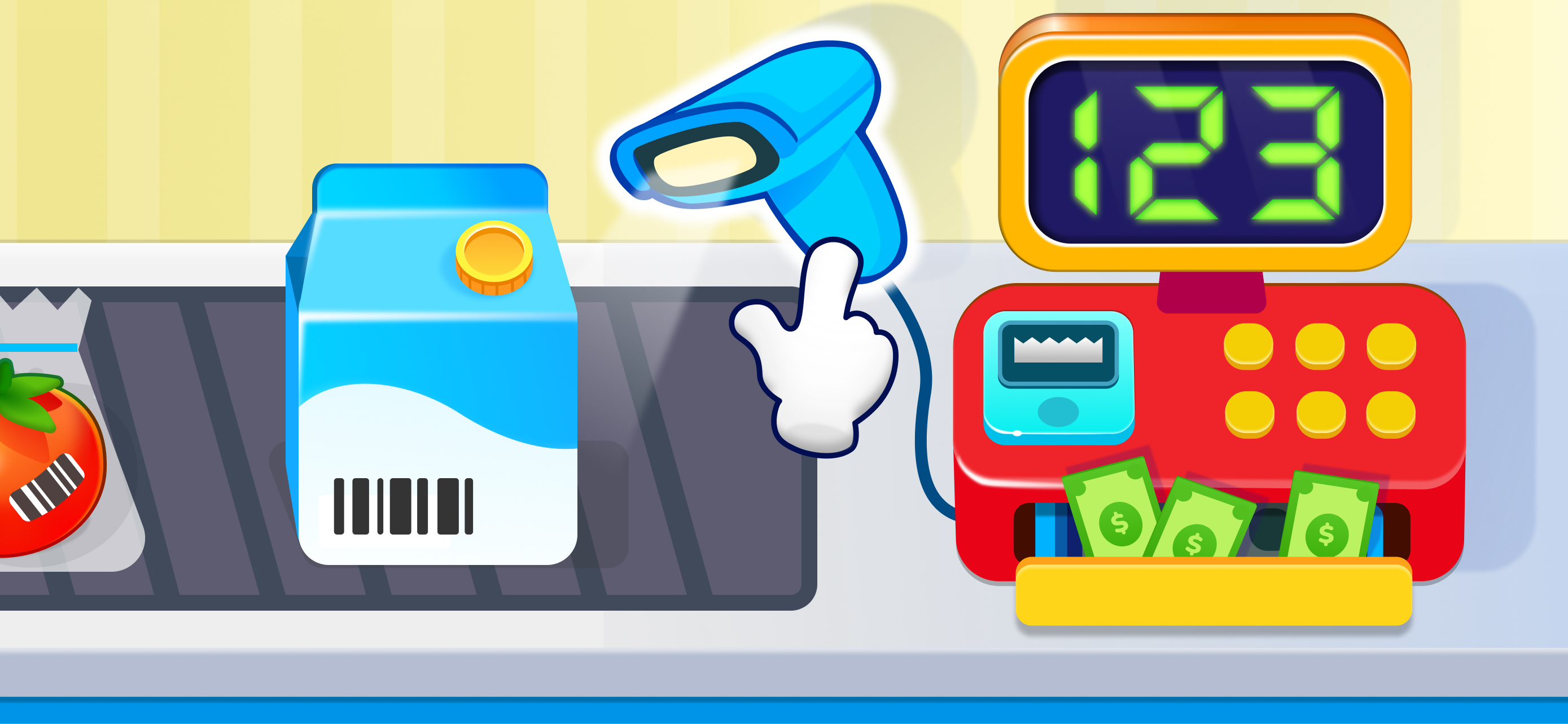 اسکرین شات 6 بازی Supermarket Games for Kids 2-5